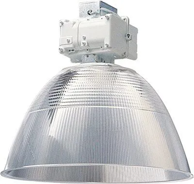 Hubbell Lighting Superbay Fixture 22 Inch  400 Watt Metal Halide Pulse Start Quad-Tap Exclusionary Base Lamp Included