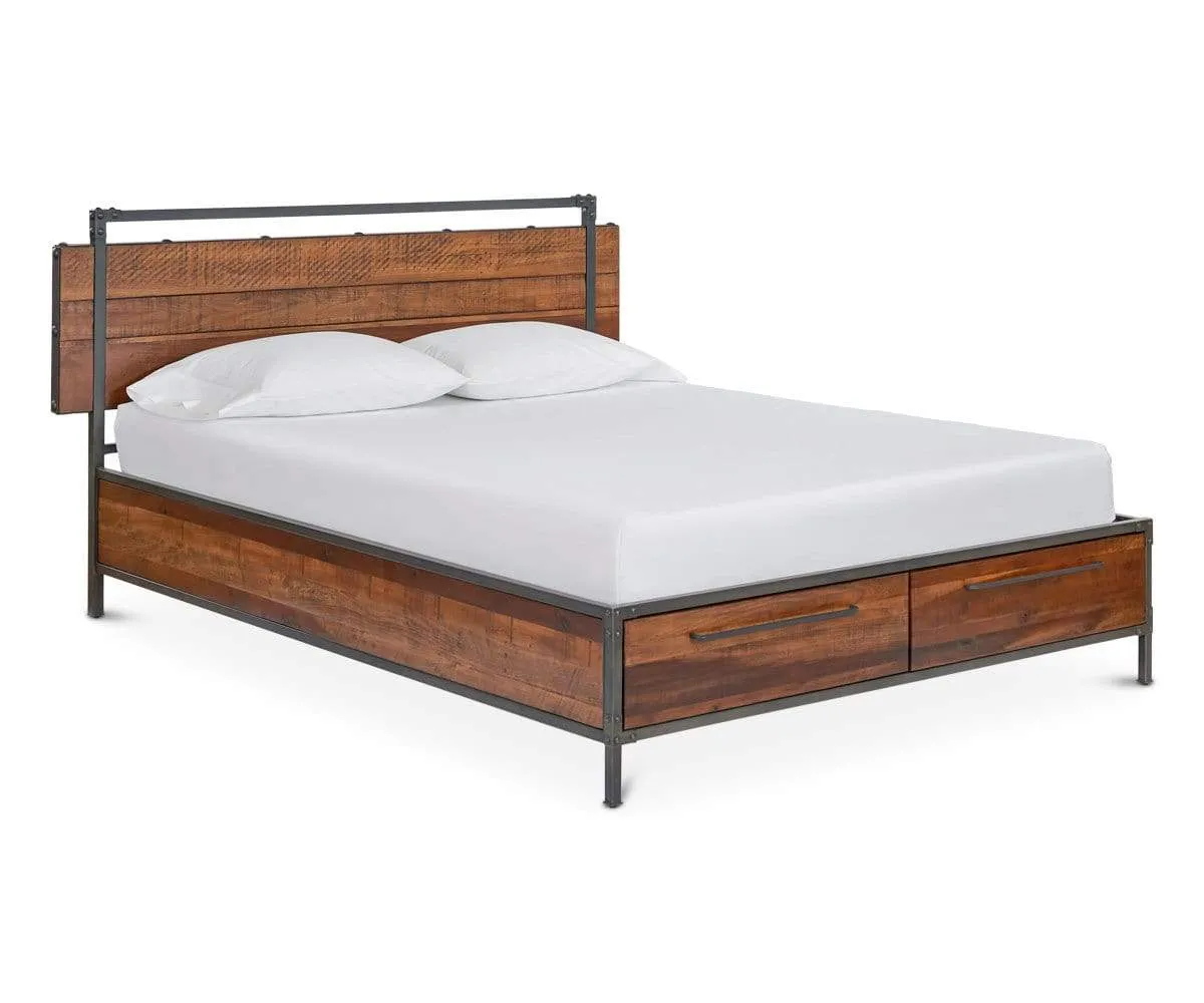 Optimized: Modern Insigna Storage Queen Bed with Sleek Design