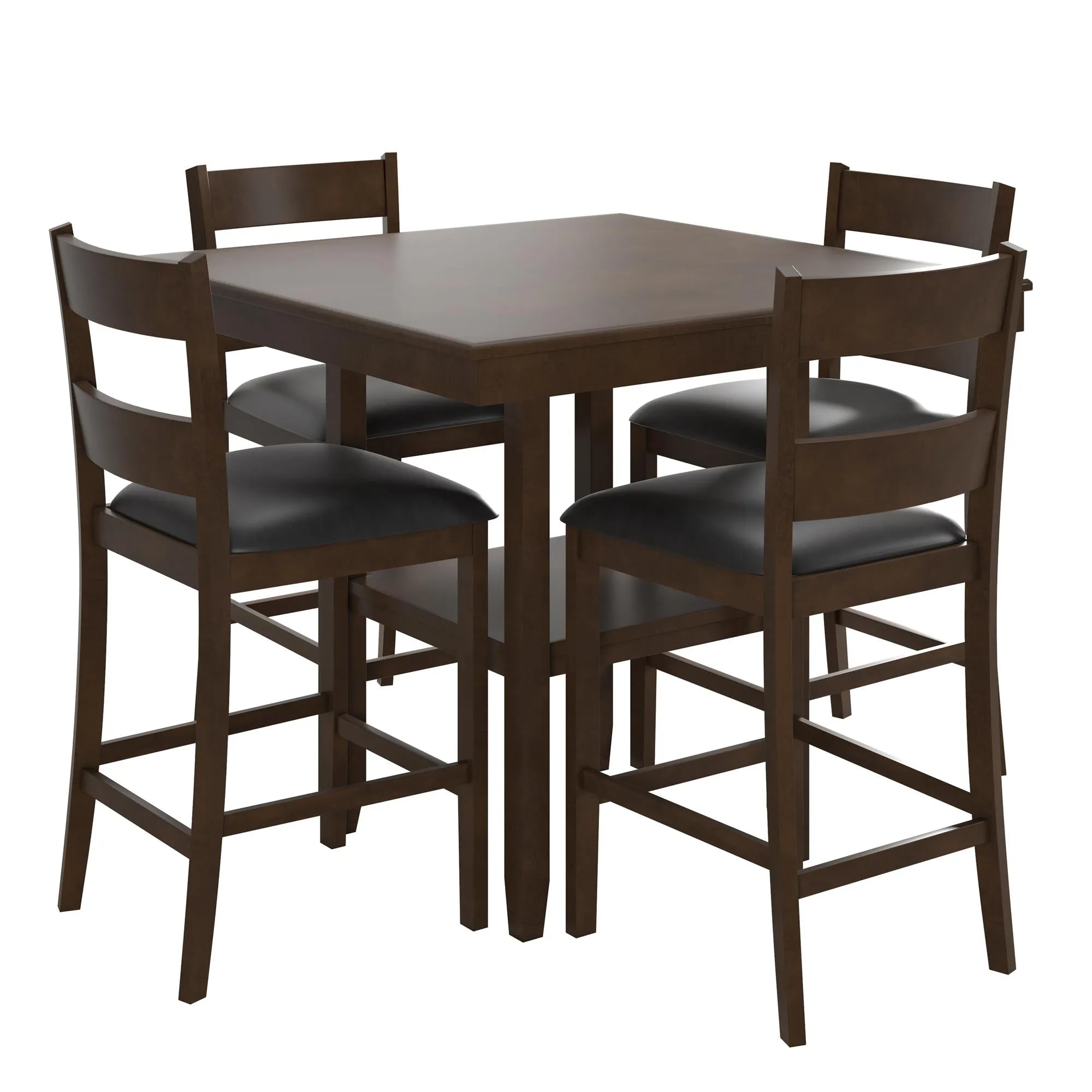 Jerrie 5-Piece Counter Height Dining Set