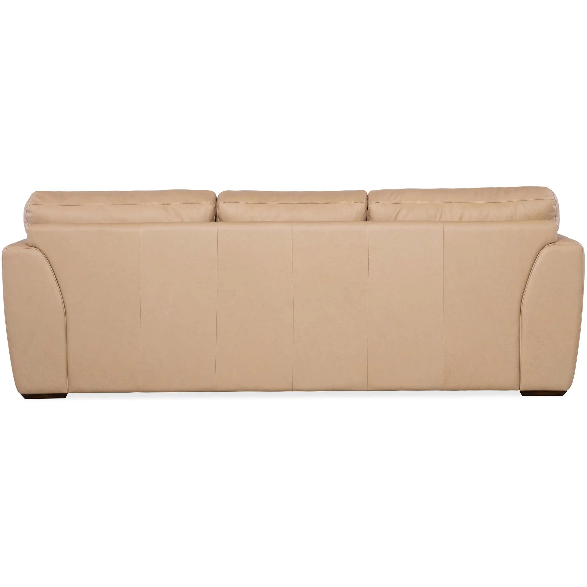 Keys Leather Sofa, Verona Biscotti