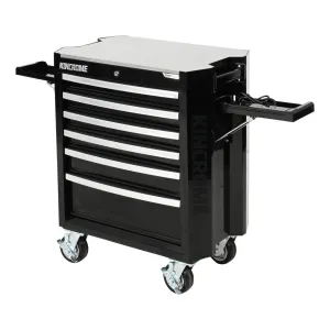 Kincrome Contour Series 6 Drawer 29" Wide (730mm) Tool Trolley Roll Cabinet (Empty) - Black - K72926B (PICKUP ONLY)