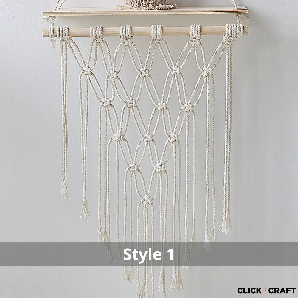 Large Macrame Shelves