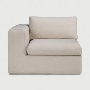 Mellow Sofa End Seater - Ivory