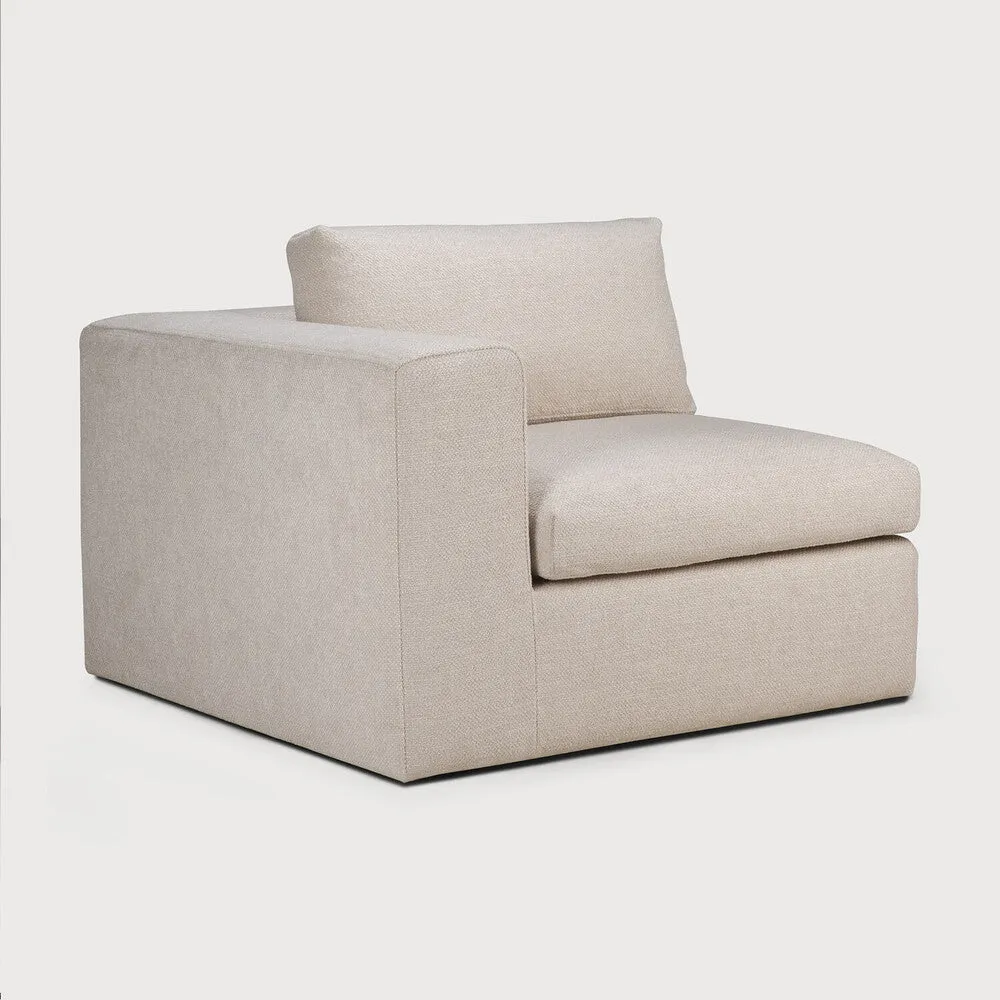 Mellow Sofa End Seater - Ivory