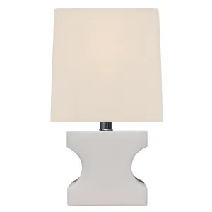 Mini White Jade Table Lamp