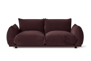 Minneapolis 2 Seater Sofa Grape Velvet