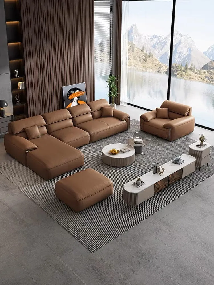 Nigel Sectional Leather Sofa