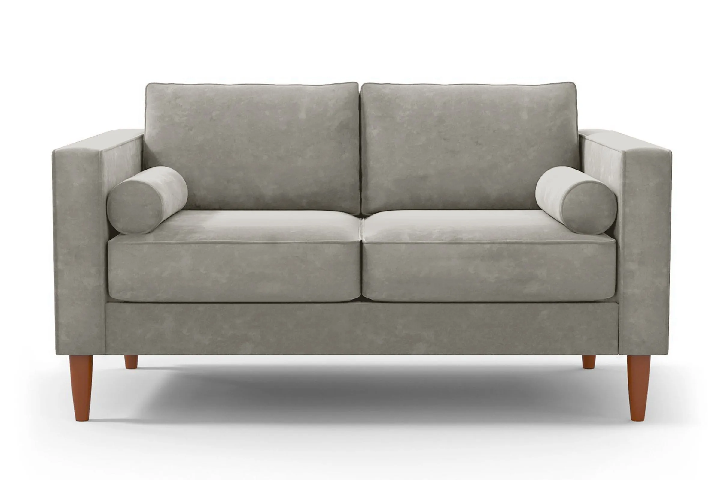 Samson Apartment Size Sofa :: Leg Finish: Pecan / Size: Apartment Size - 74"w