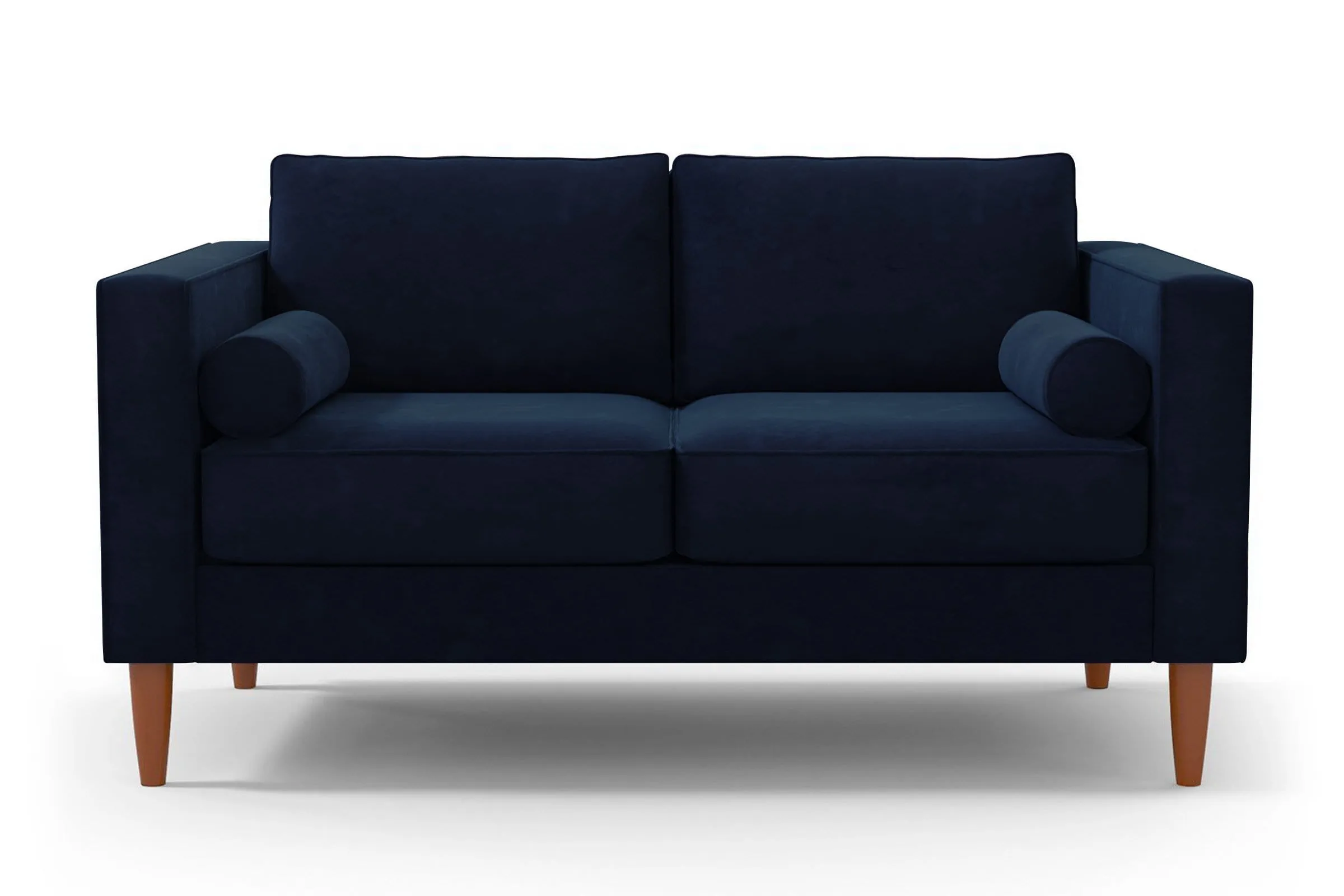 Samson Apartment Size Sofa :: Leg Finish: Pecan / Size: Apartment Size - 74"w