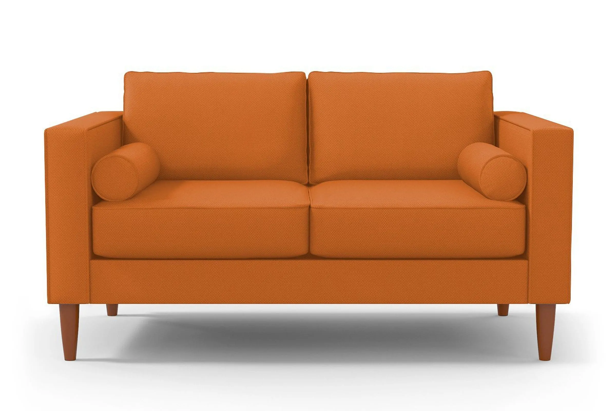 Samson Apartment Size Sofa :: Leg Finish: Pecan / Size: Apartment Size - 74"w