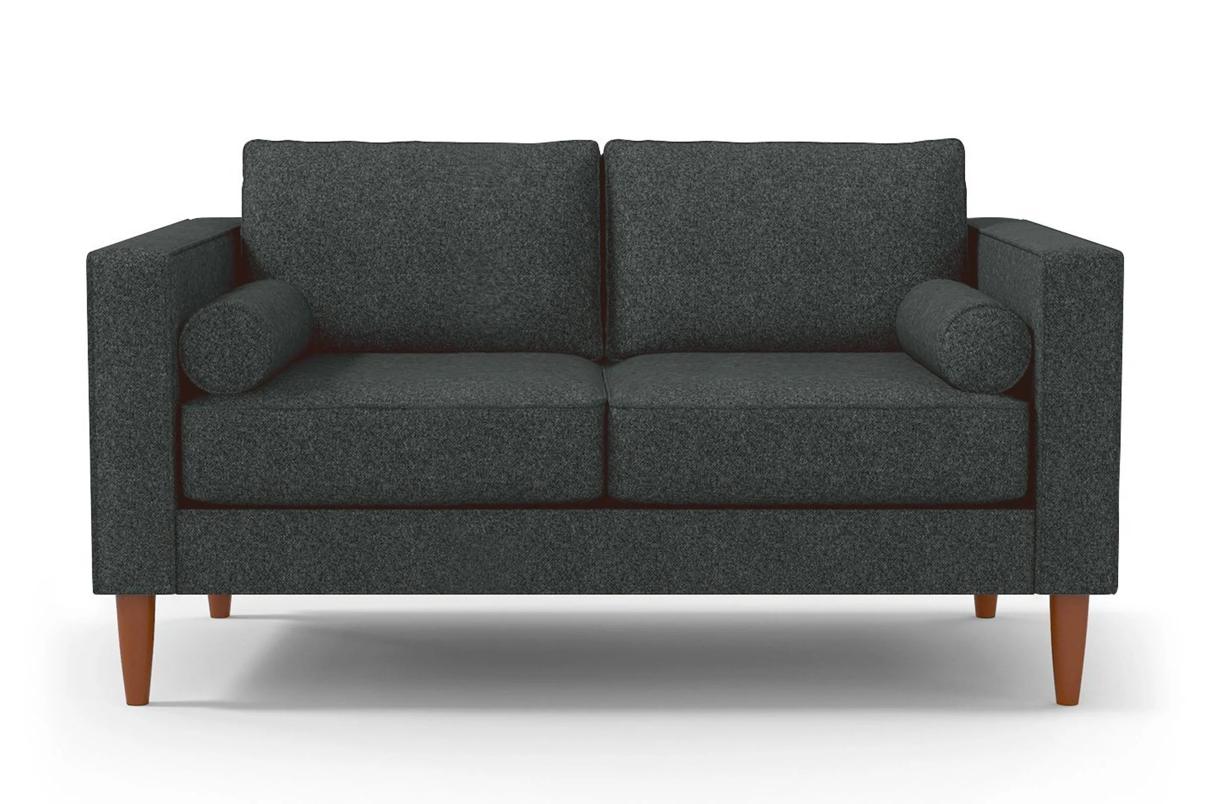 Samson Apartment Size Sofa :: Leg Finish: Pecan / Size: Apartment Size - 74"w