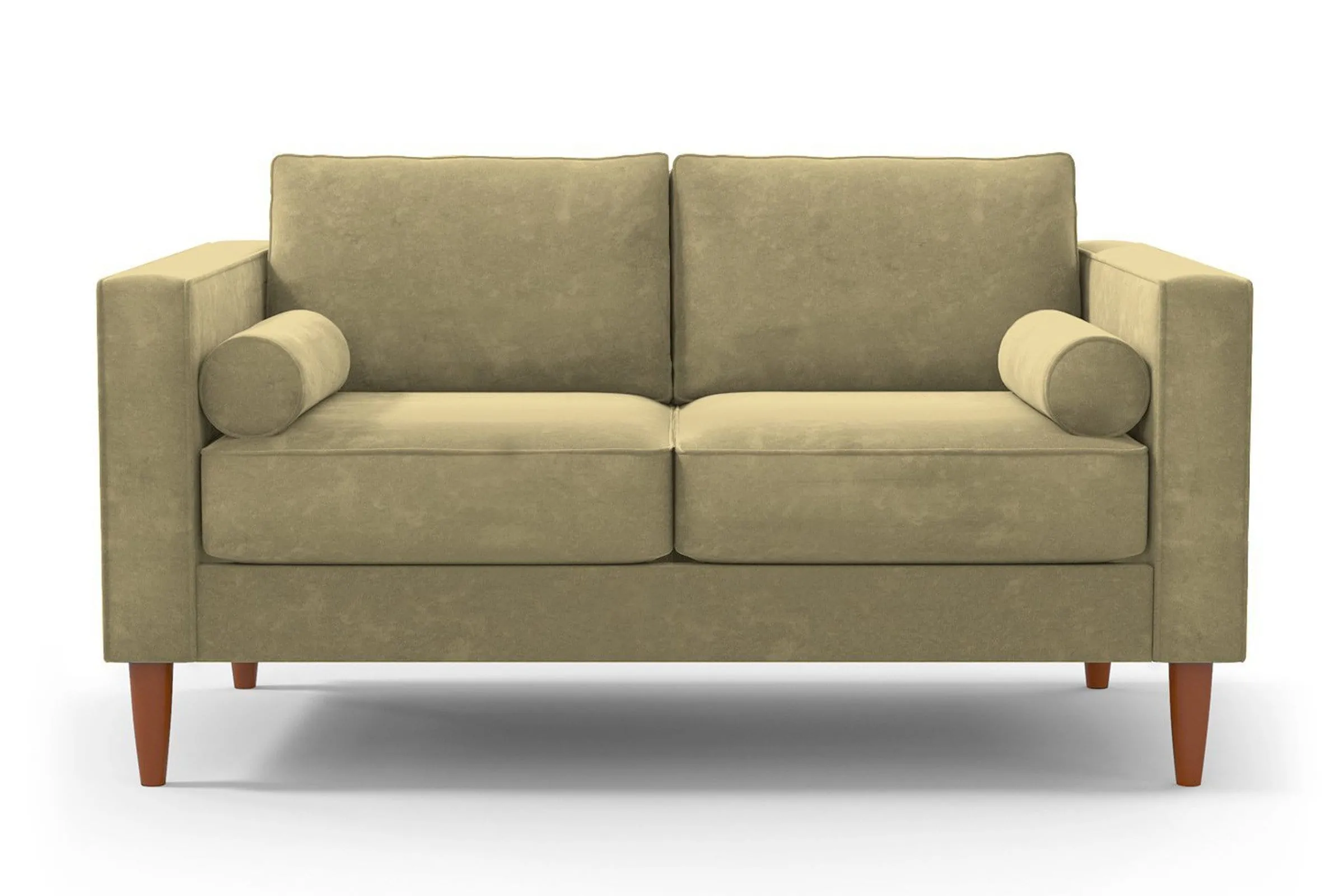 Samson Apartment Size Sofa :: Leg Finish: Pecan / Size: Apartment Size - 74"w