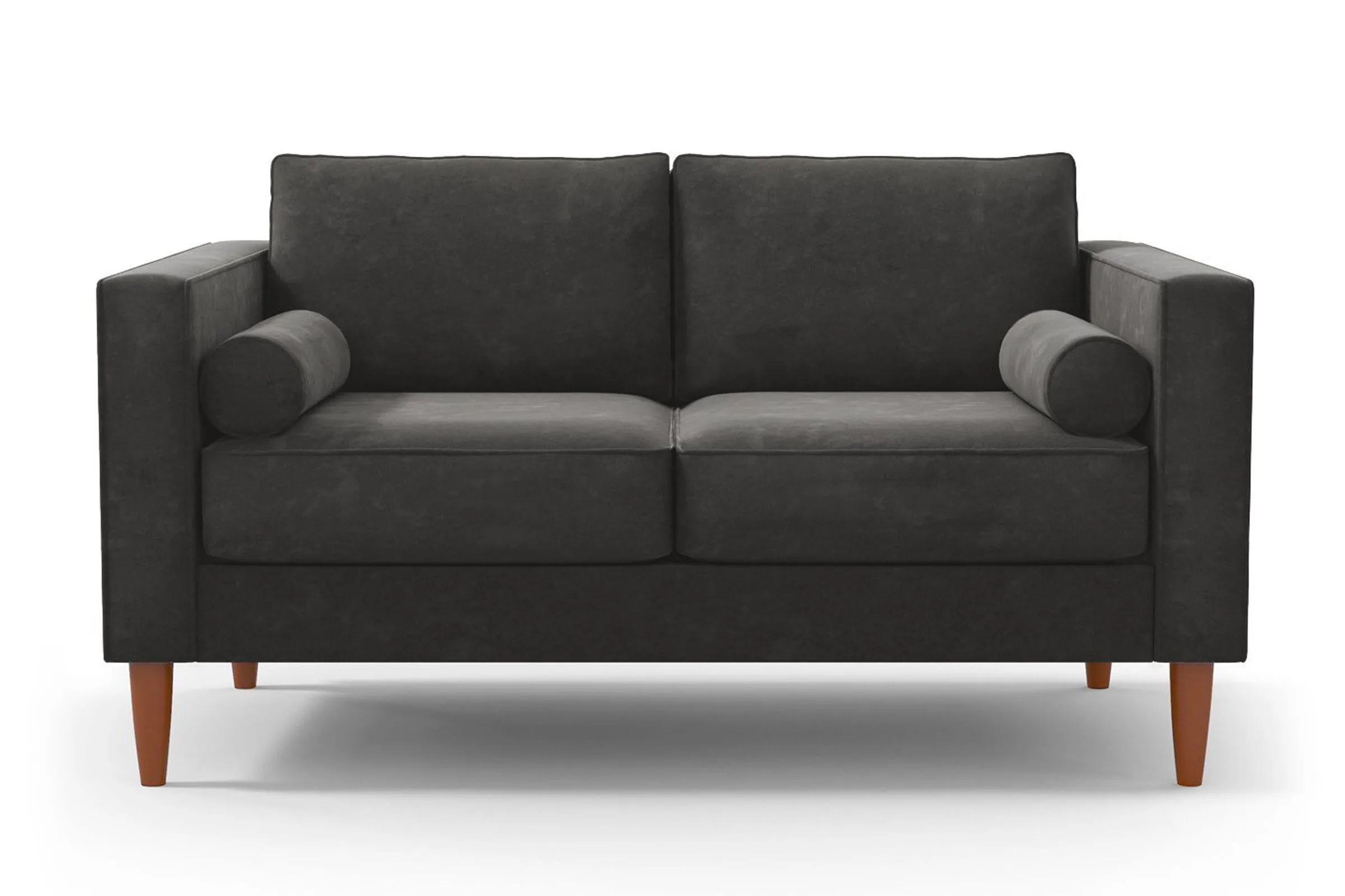 Samson Apartment Size Sofa :: Leg Finish: Pecan / Size: Apartment Size - 74"w