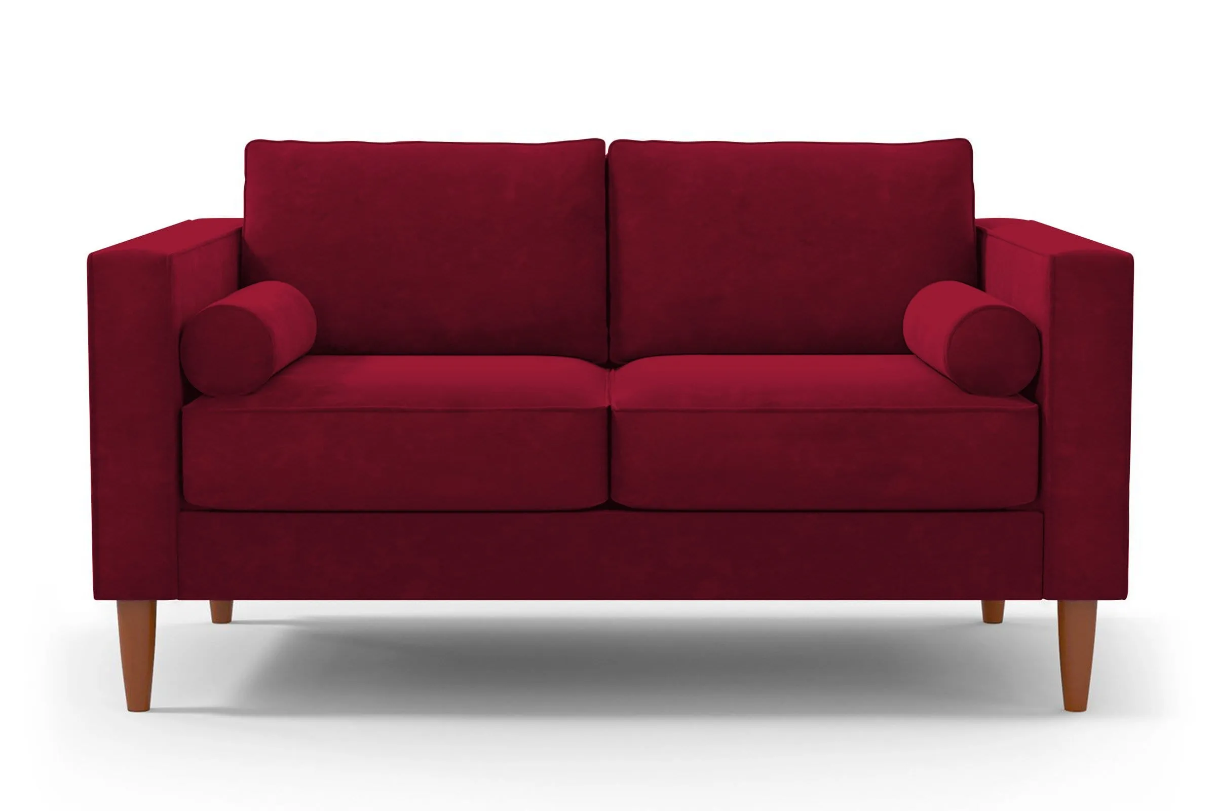 Samson Apartment Size Sofa :: Leg Finish: Pecan / Size: Apartment Size - 74"w