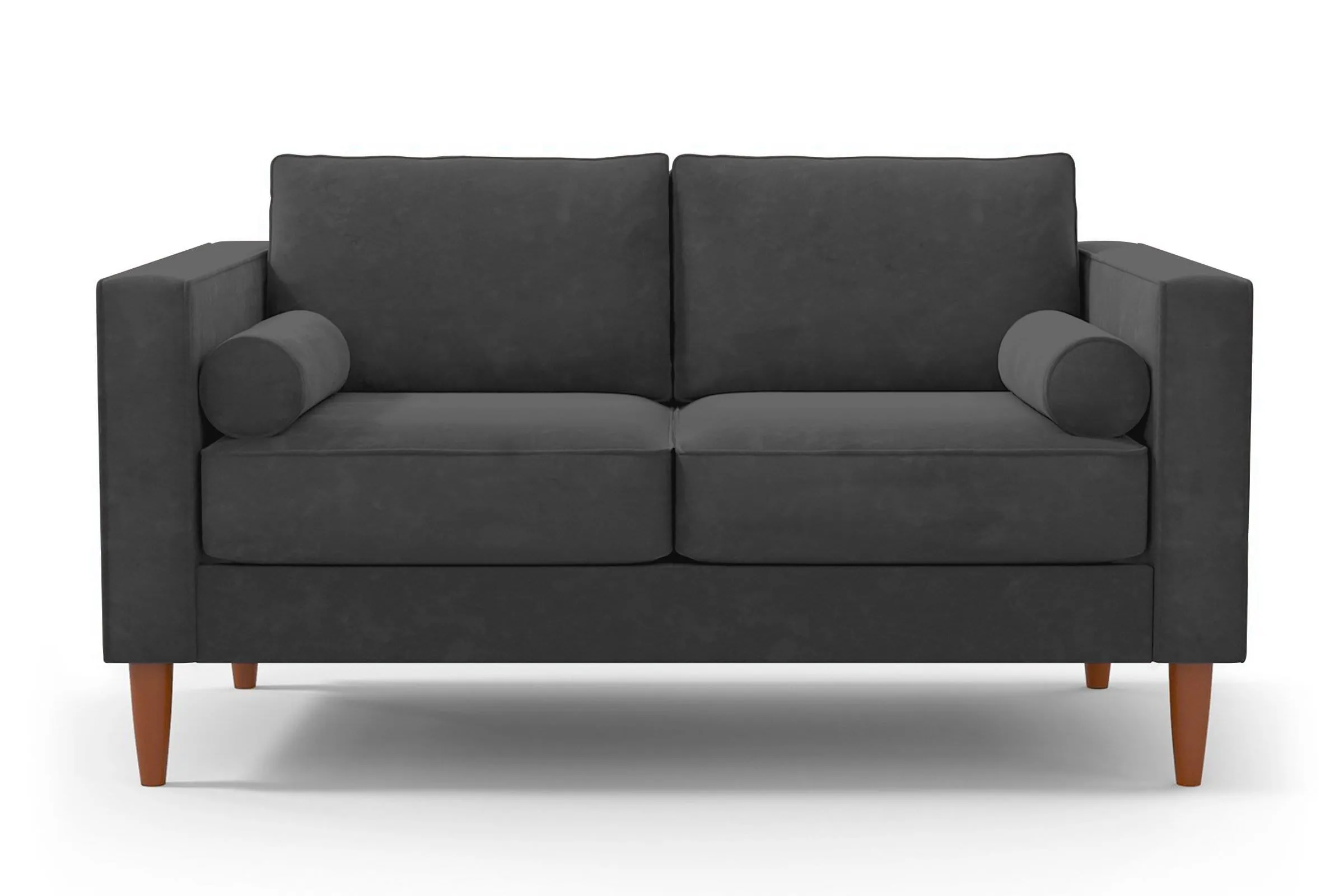 Samson Apartment Size Sofa :: Leg Finish: Pecan / Size: Apartment Size - 74"w