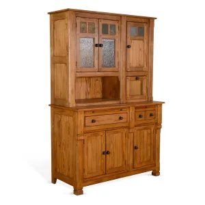 Sedona - Buffet And Hutch - Rustic Oak