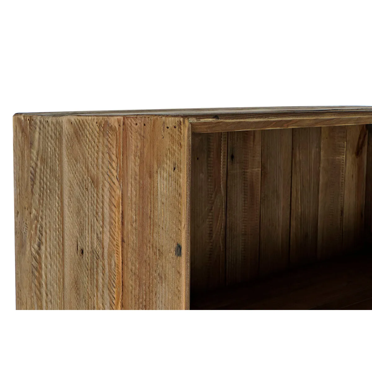 Shelves DKD Home Decor Crystal Natural Recycled Wood 4 Shelves (90 x 40 x 160 cm)