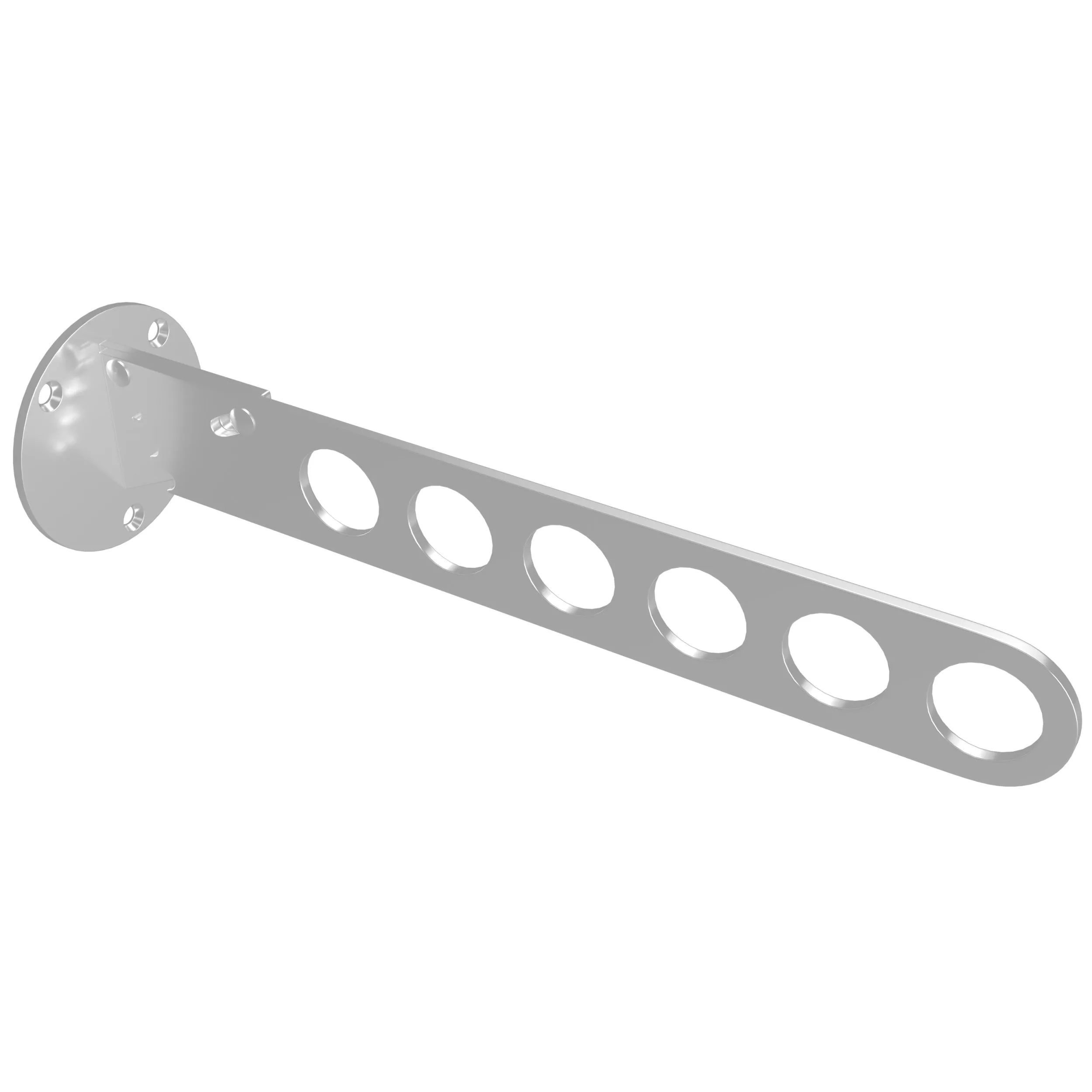 Sidelines / CLVSL-CR-1 / Adjustable Wall/Door Valet Hook for Laundry/Closet Systems