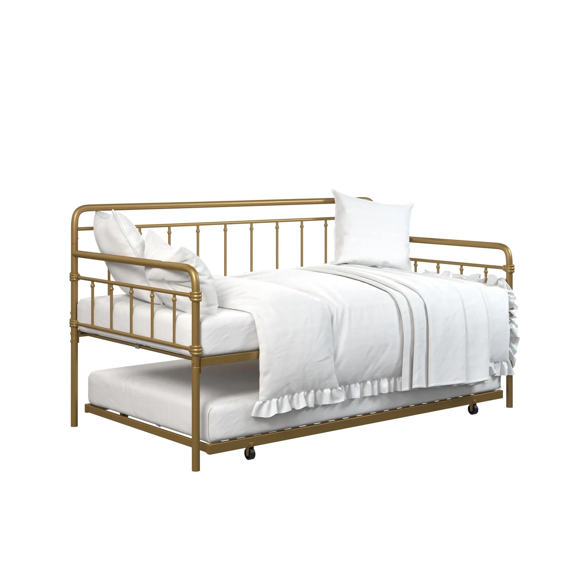 Wallace Metal Daybed with Trundle