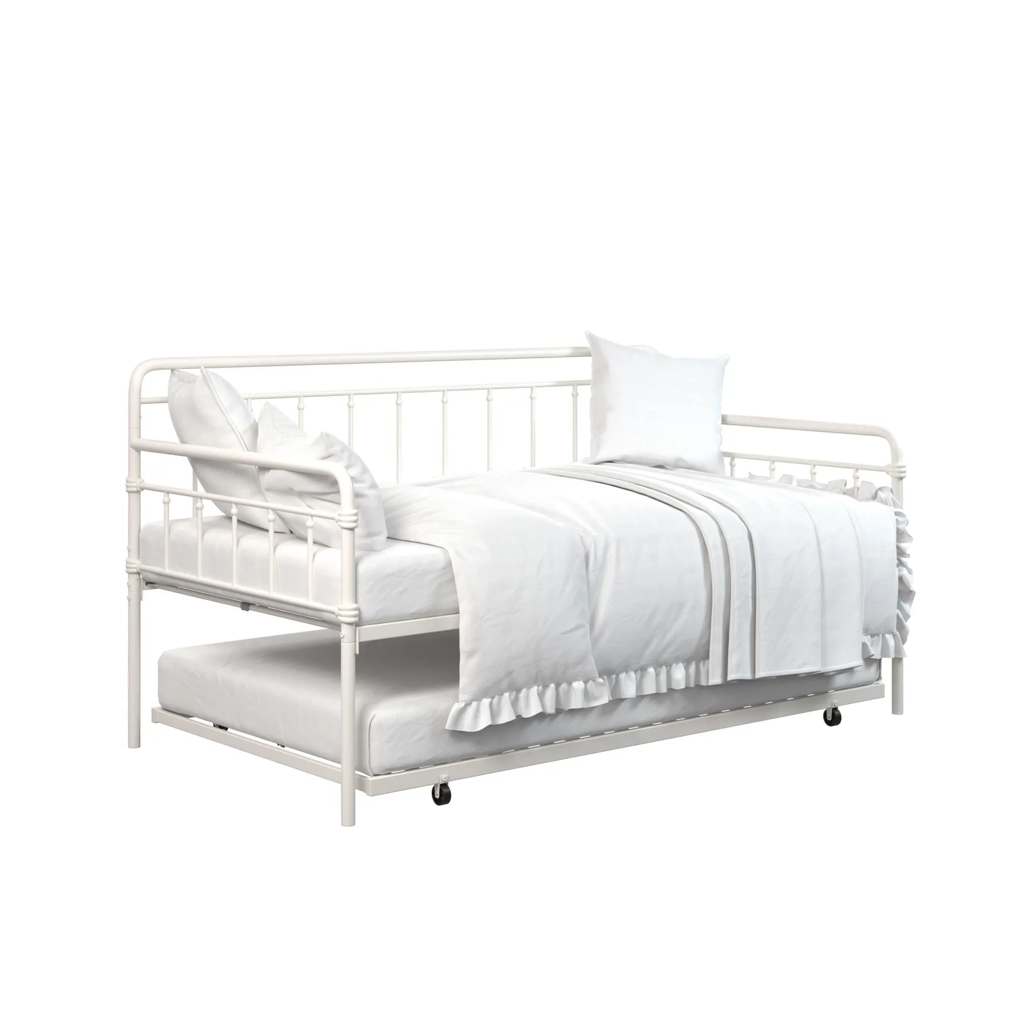 Wallace Metal Daybed with Trundle