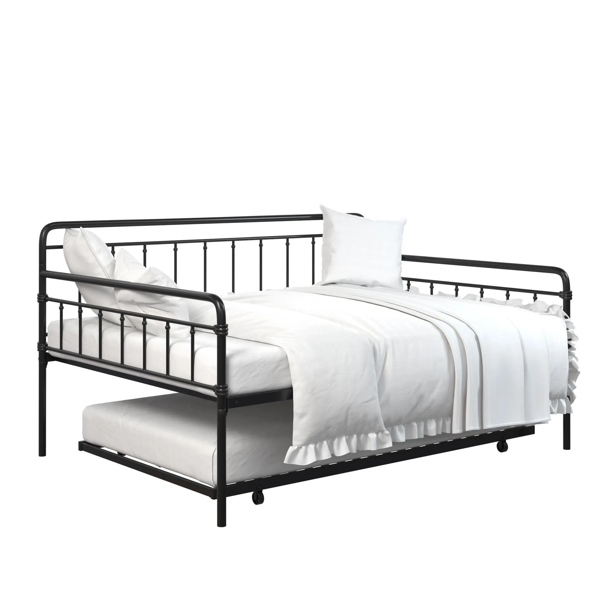 Wallace Metal Daybed with Trundle