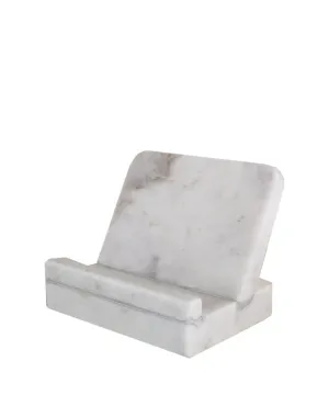 White Marble Cookbook Stand