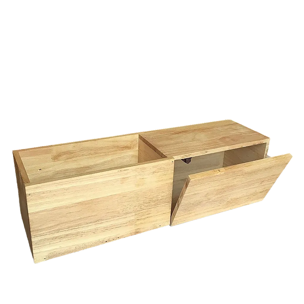 Wooden Wall Floating Modern Shelf/Wall Mounted Planter Shelf Storage ( With Complementary Coaster ) By Miza